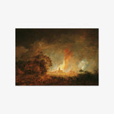 Nighttime Large Fire by Franz Edmund Weirotter - thumbnail_0_nf_6743553bfaa684e1cf4ba5cc